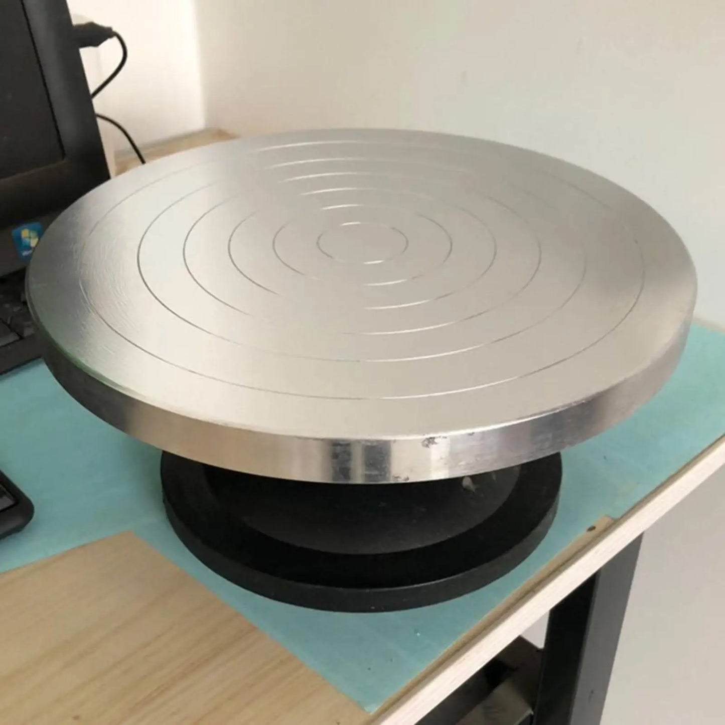 MMOOKA MMOOKA Heavy Duty Sculpting Wheel Turntable Pottery Stand Revolving DIY Ceramic Tool Projects Model Clay Art Crafts Turn Table SpinnerMMOOKA.COM