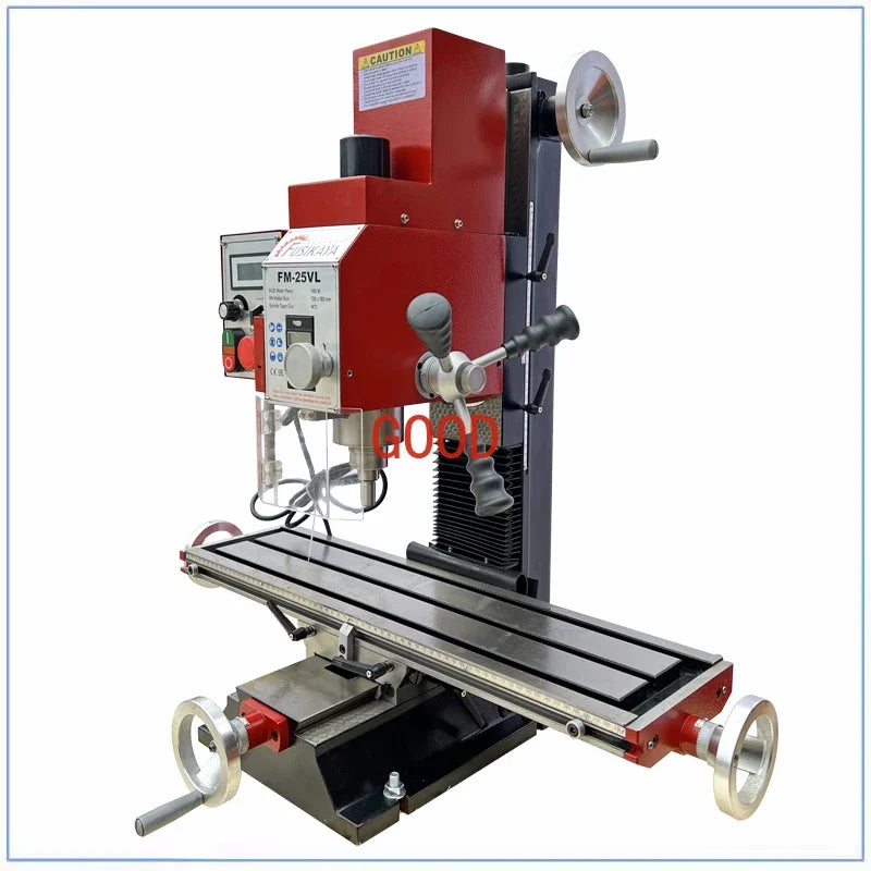 MMOOKA Fusikaya FM-25VL 1100W brushless motor DIY metal drilling and milling machine