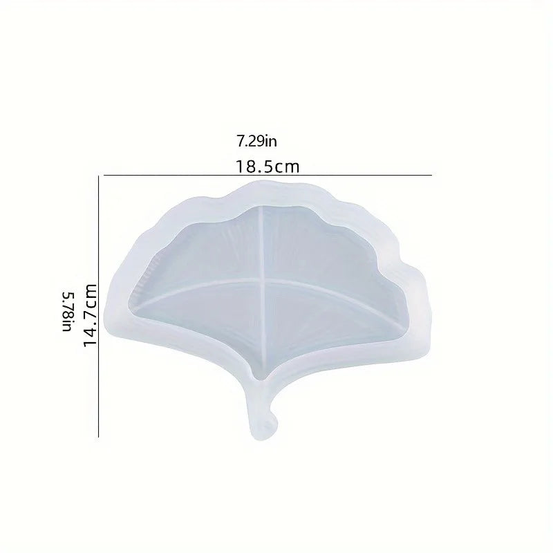 MMOOKA MMOOKA 1pc Handmade Ginkgo Leaf Silicone Mold for Jewelry and Crafts - Maple Leaf Shape Tray Mould for Resin and Plaster ArtMMOOKA.COM