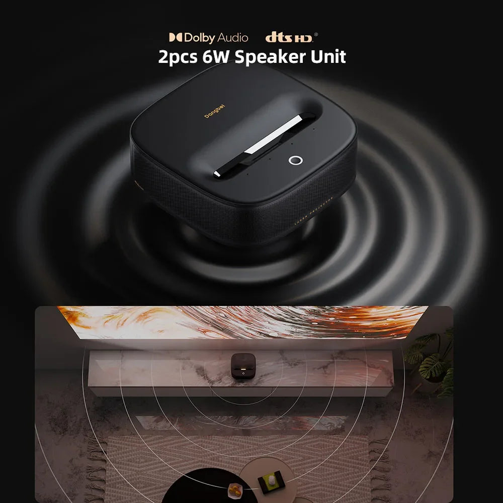 ANTNX Dangbei U1 UST Projector, Portable 1080P Native FHD Full-auto High Lumens Mini Laser Outdoor Smart Home Cinema Beamer ANTNX.COM