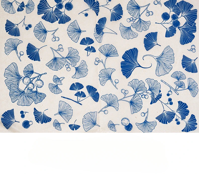 MMOOKA MMOOKA 1PC Pottery Ceramic Clay Transfer Paper Underglaze Flower Paper High Temperature Jingdezhen Traditional Decal Coloring ToolMMOOKA.COM