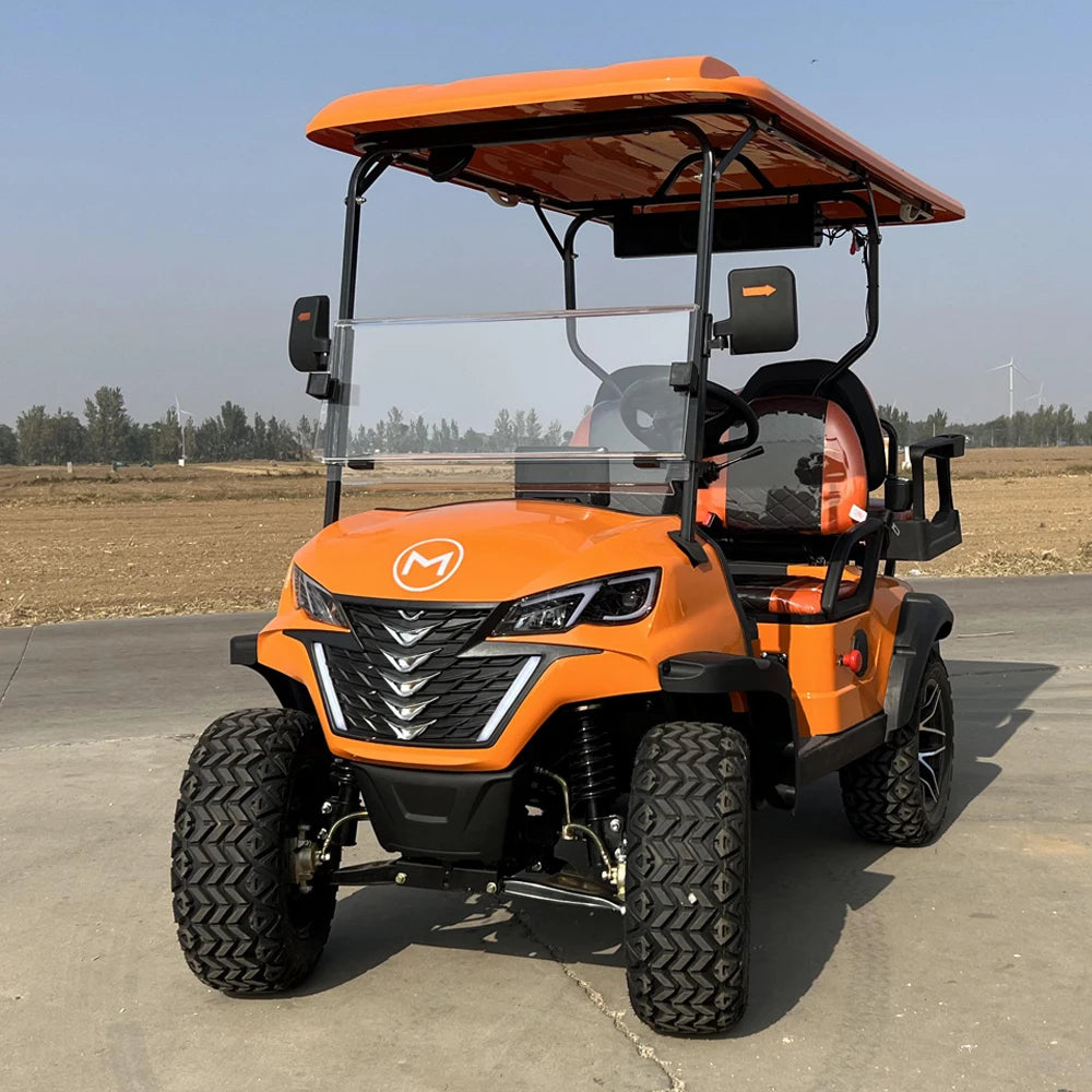 ANTNX Sightseeing 60V 72V Lithium Battery 4 Wheel Drive 4000W 5000W 7500W 4 Seater Electric Golf Cart With Luggage Carrier ANTNX.COM