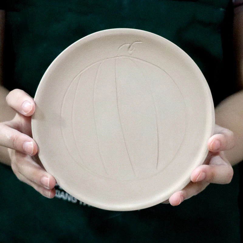 MMOOKA MMOOKA Creative Circular and Rectangle Gypsum Pottery Mold Moulds, Moulding by Stamping for Ceramic Clay Texture Tools, Tools SuppliesMMOOKA.COM