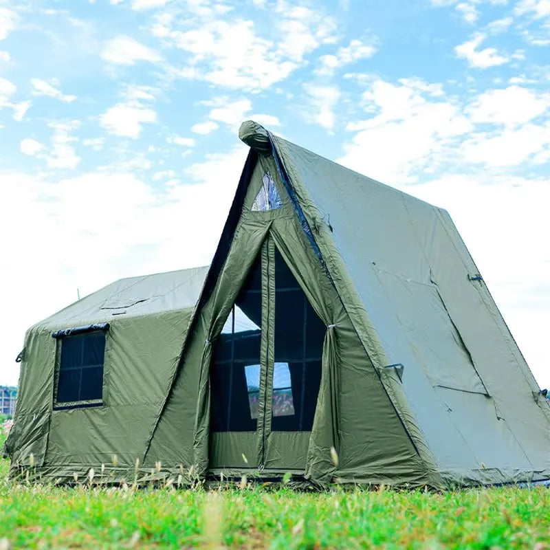 ANTNX 5-6 Person Oxford Fabric Inflatable Tent UV Protected Summer Tent Lightweight Portable Waterproof Beach Tents Camping Outdoor ANTNX.COM