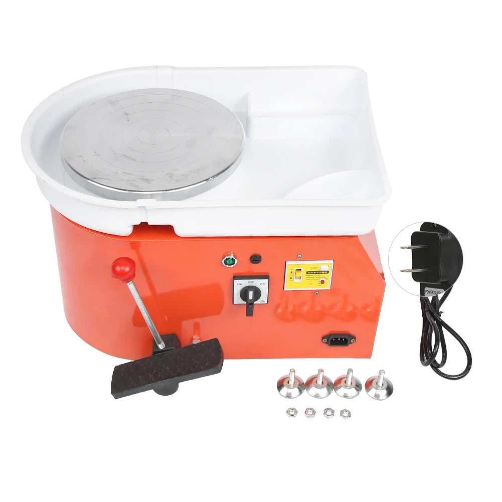 MMOOKA MMOOKA Ceramic Pottery Electric Machine Detachable Basin Adjustable Speed Art Craft DIY Clay Tool 350W DIY Clay Tool Pottery MachineMMOOKA.COM