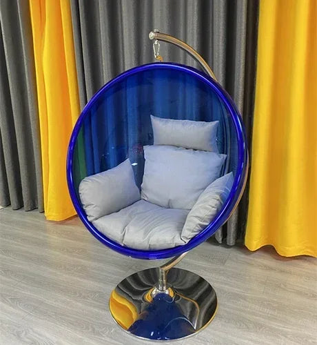 MMOOKA Bubble Chair Transparent Glider Single Cradle Chairs Indoor Balcony Lazy Hanging Basket Swing Rocking Chair Outdoor Egg Chairs