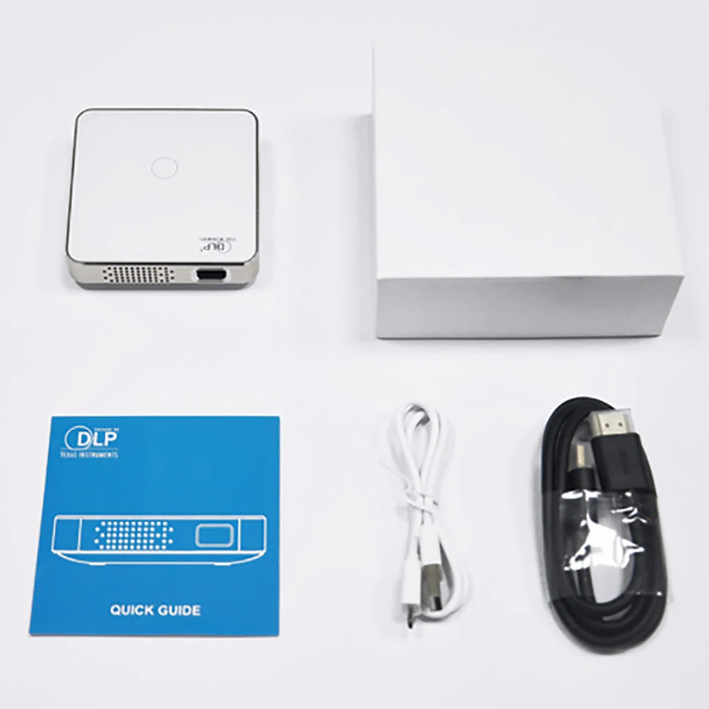 ZDSSY P30 Portable Beam Projector DLP Mini Pocket Home Theater 1080P 4K Supported Smart Cinema TV for Mobile Phone Smartphone