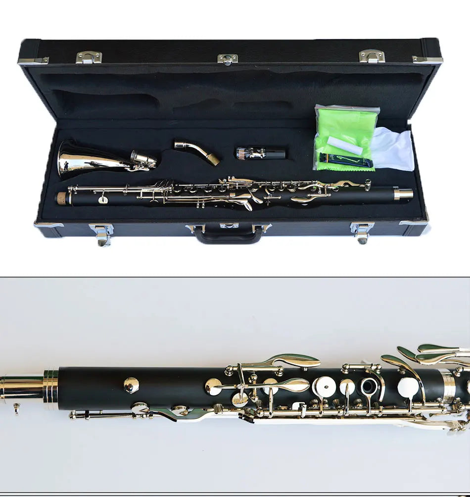 Eb Alto Clarinet Bakelite Tube Nickel plated keys