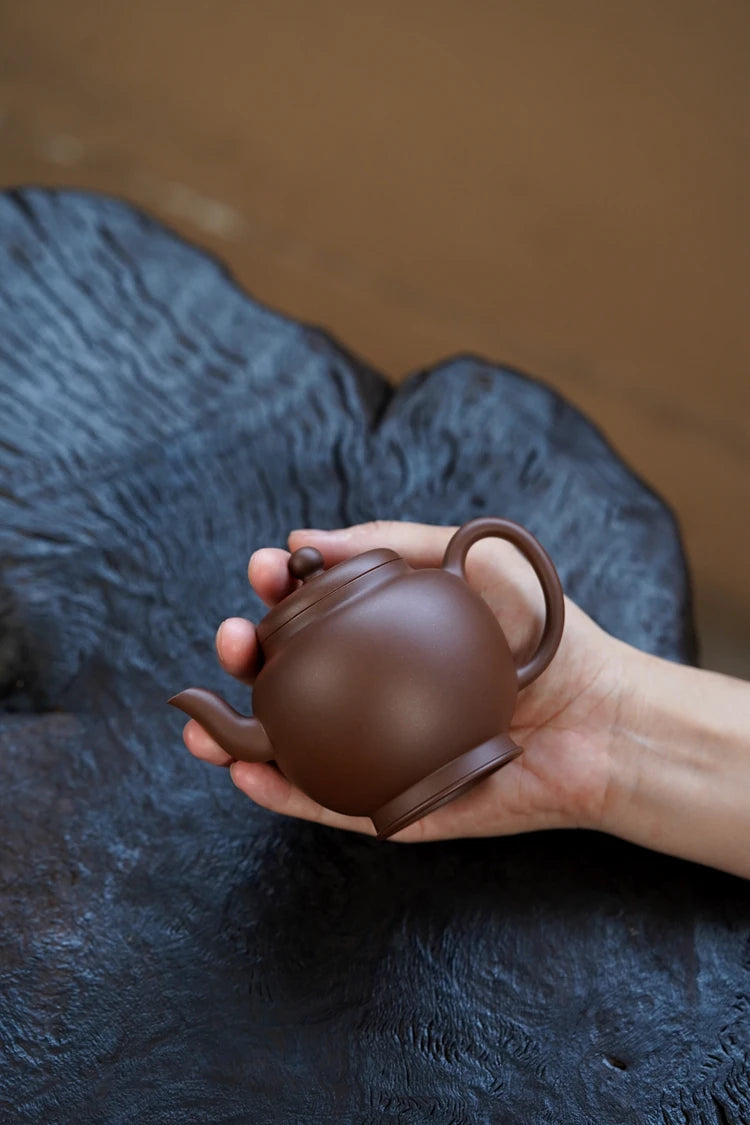 Zen Yuantang Yixing Handmade Purple Clay Pot No. 4 Jingyuan Mine Old Yixing Clay Retro Chinese Style Nanzhou Gaoshi Pot