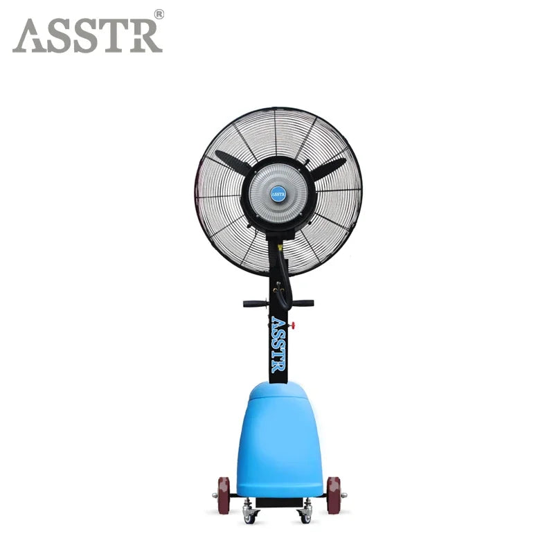 MMOOKA Spray water spray fan Commercial disinfection Industrial floor fan Large air volume Water mist mosquito repellent