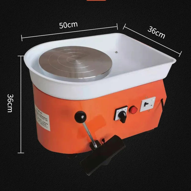 MMOOKA MMOOKA 220V Pottery Wheel Machine Ceramic Art Machine Electric Drawing Machine With 25CM Turntable School Pottery HouseholdMMOOKA.COM