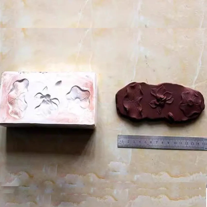 MMOOKA MMOOKA Differents Kinds of Flower Bamboo Pattern Molds For Handmade DIY Pottery Ceramic Porcelain Gypsum Moulds Art ToolsMMOOKA.COM