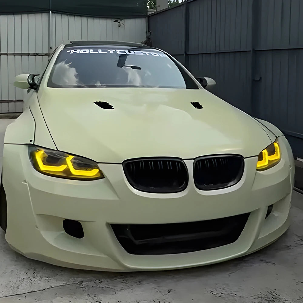 ANTNX For Bmw 3 Series E92 E93 320I 325I M3 2007-2010 Led Auto Headlight Assembly Upgrade Yellow Drl Projector Lens Car Accessories ANTNX.COM