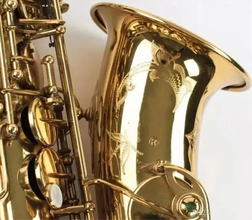 2020 Alto Saxophone High Quality Mark Six Sax Professional Musical Instrument Brass Gold Plated Sax Pearl Buttons With Case