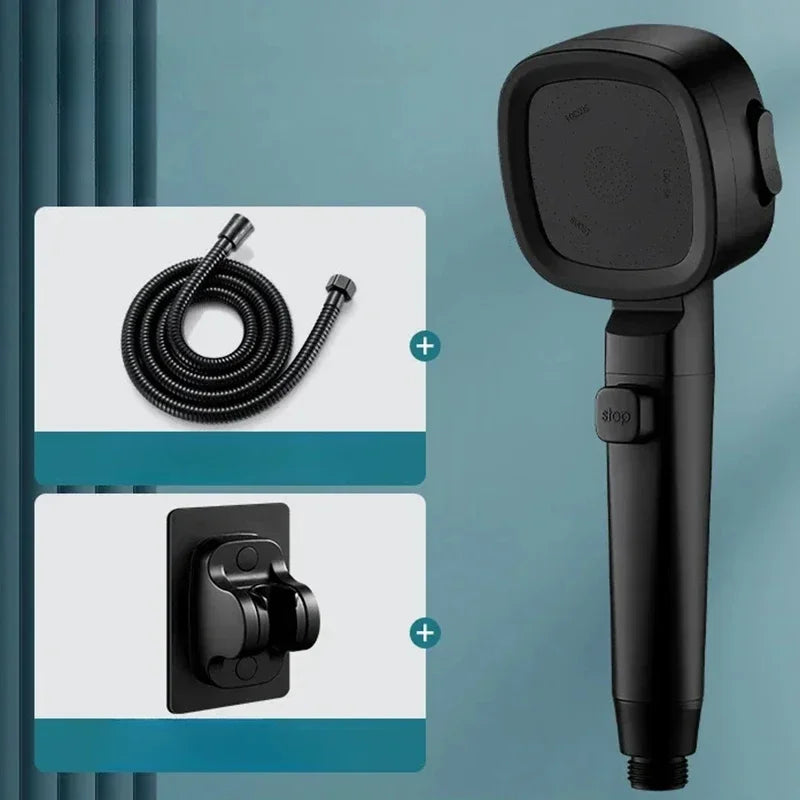 MMOOKA High Pressure Shower Head Water Saving 3-Modes Shower Heads Hanging Adjustable Water Massage Sprayer Bathroom 2025 New MMOOKA.COM