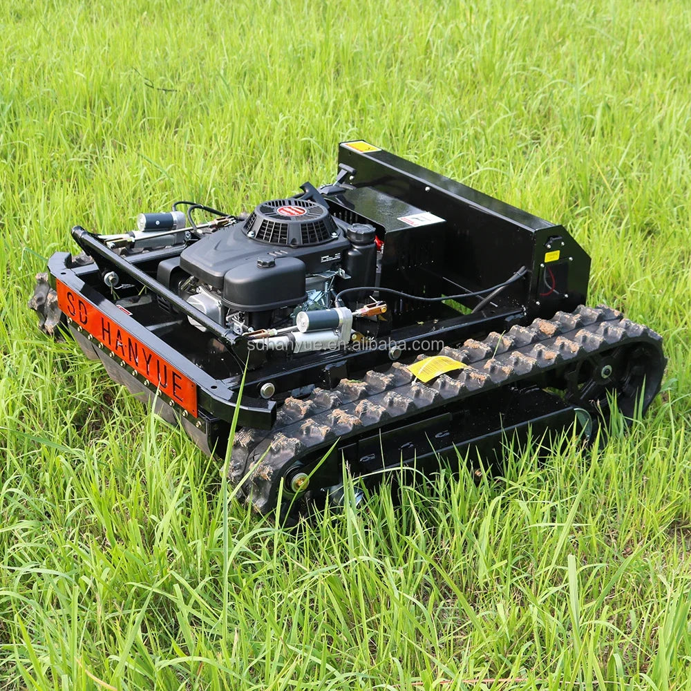 ANTNX Hanyue 600mm Crawler Robot Gasoline Self Propelled Grass Cutter Garden Remote Control Lawn Mower For Sale ANTNX.COM