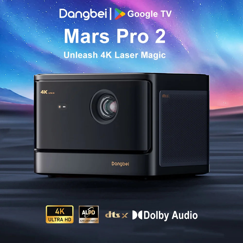 ANTNX 4K Laser Projector 3D Dangbei Mars Pro 2 Auto Focus HD 4K 1080P Home Theater 3d Dlp Projector 3D Laser Projector ANTNX.COM