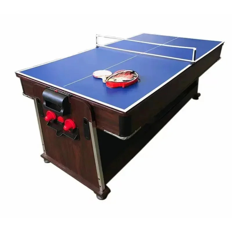 ANTNX Manufacture Modern Revolving 4 in 1 Multi Game Billiard Pool Table Air Hockey Table Top ANTNX.COM