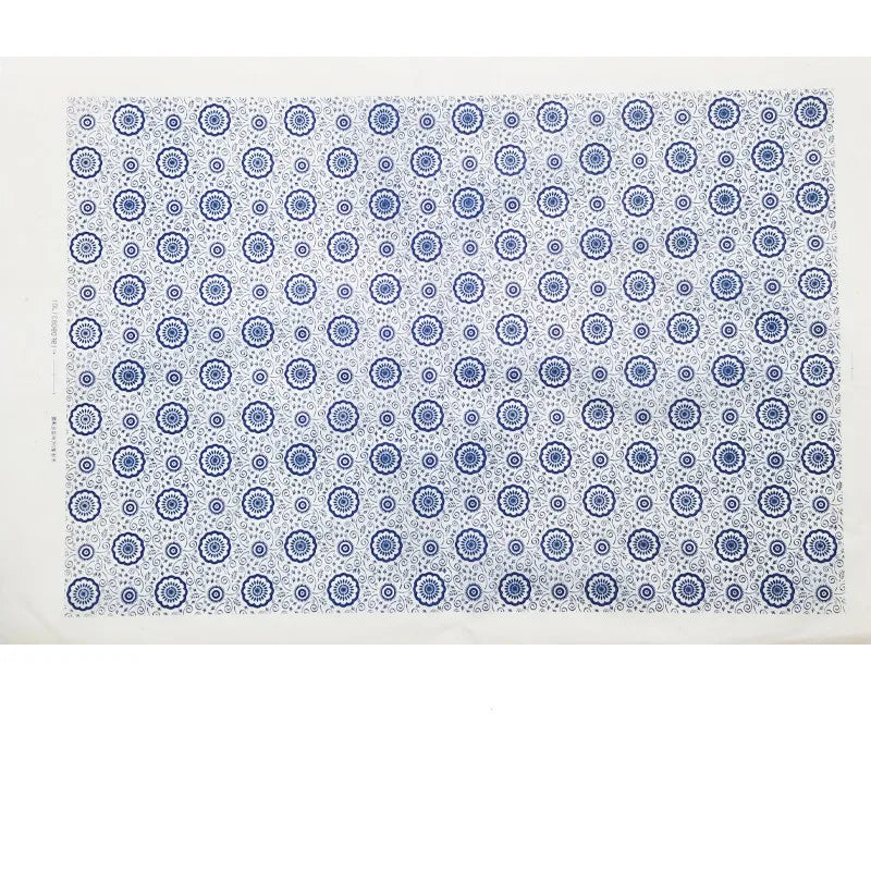 MMOOKA 1PCS New Pottery Ceramics Clay Transfer Paper Glaze Underglaze Flower Paper Jingdezhen Blue and White Porcelain Decal PaperMMOOKA.COM