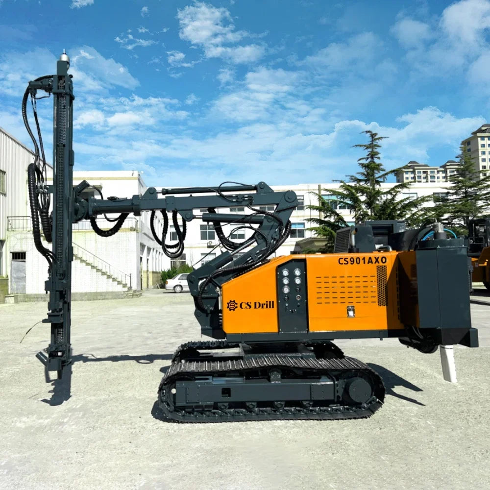Out the Hole Tunnel Blast Machine Excavator Mounted Hydraulic Rock Drilling Rig for Borehole Drilling Blasting Holes