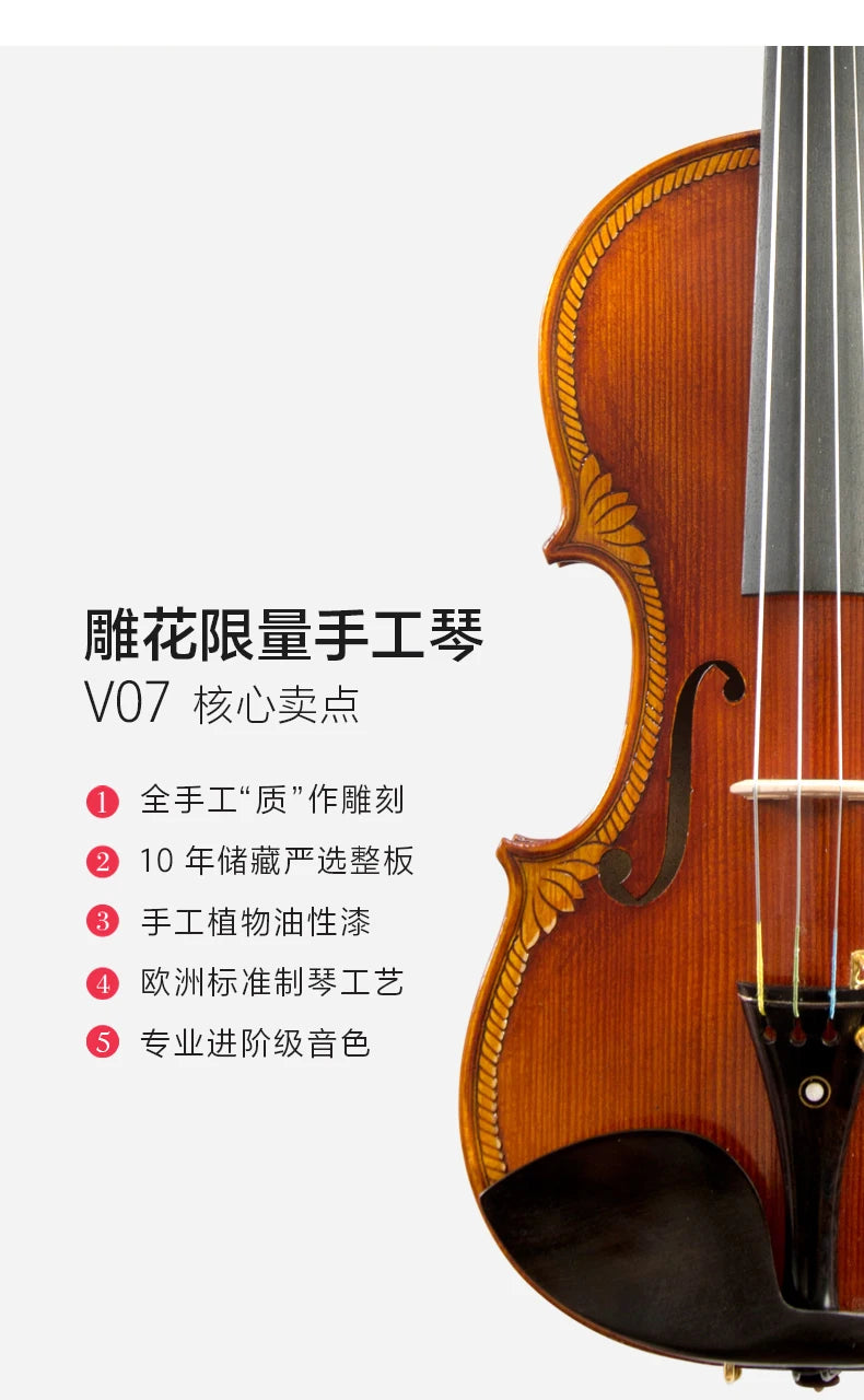 MMOOKA Professional violin string instrument grade examination beginner performance grade manual
