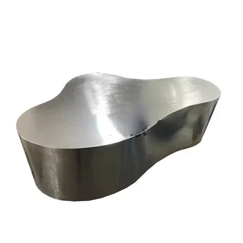 MMOOKA Stainless Steel Special-Shaped Coffee Table Irregular Combination Silver Mirror Living Room Tea Table Coffee Table