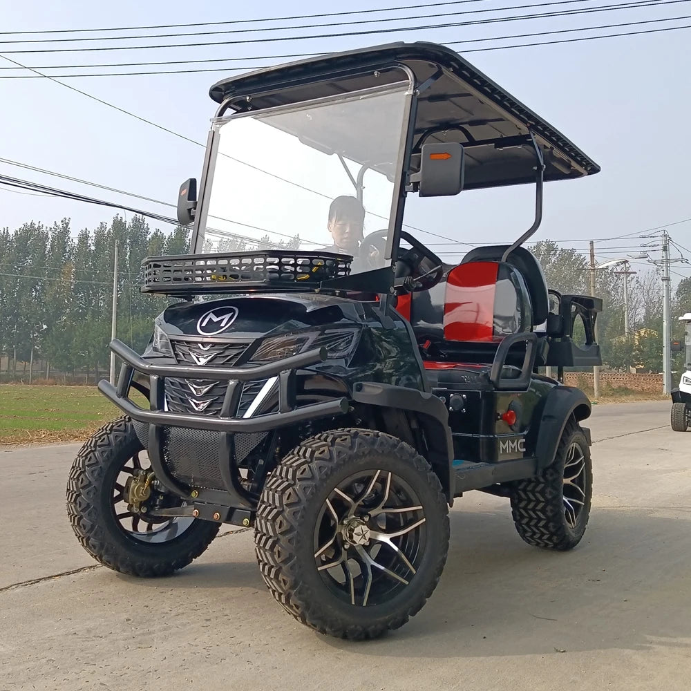 ANTNX 2025 Hot Sale 4-Seater Electric Golf Carts 48V 60V 72V 5000W 7500W Golf Buggy Carts 60-80km Range for Golf Course and Resort ANTNX.COM