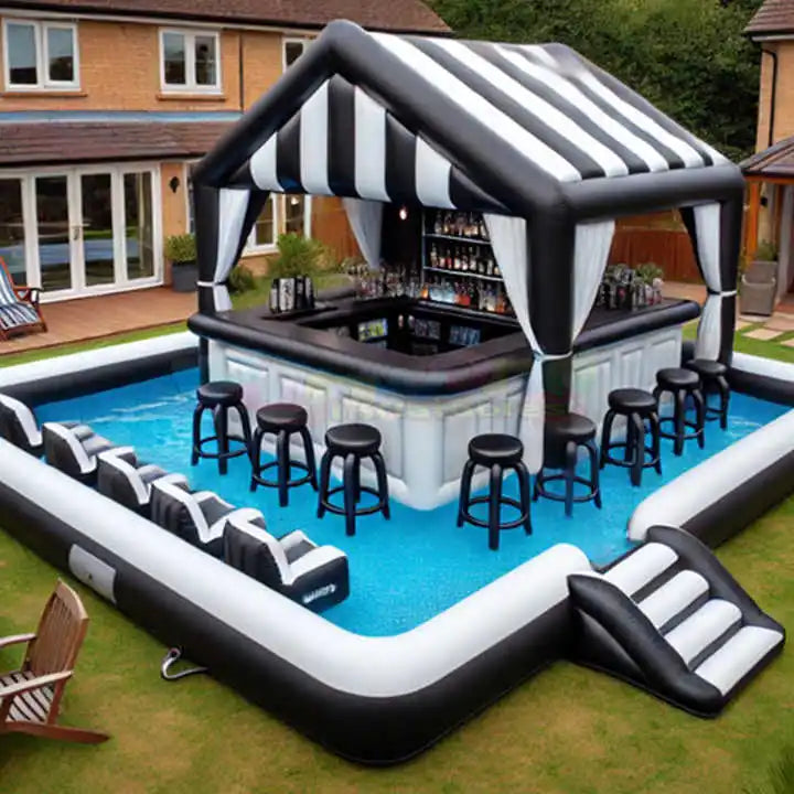 ANTNX Inflatable Pub New Design Water Swimming Pool Blow up Pool Bar for Party ANTNX.COM
