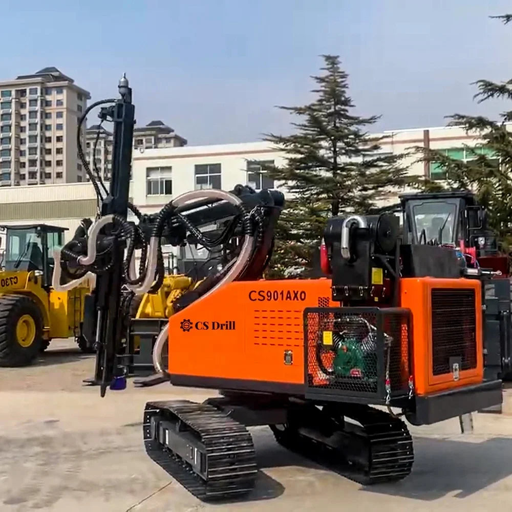 Out the Hole Tunnel Blast Machine Excavator Mounted Hydraulic Rock Drilling Rig for Borehole Drilling Blasting Holes