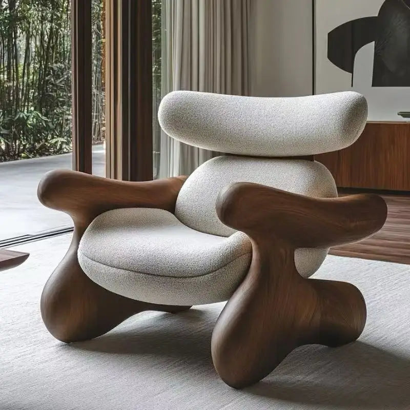 ANTNX Makeup Designer Living Room Chairs Luxury Modern Wooden Reading Living Room Chairs Ergonomic Dresser Sillon Postmodern Furniture ANTNX.COM