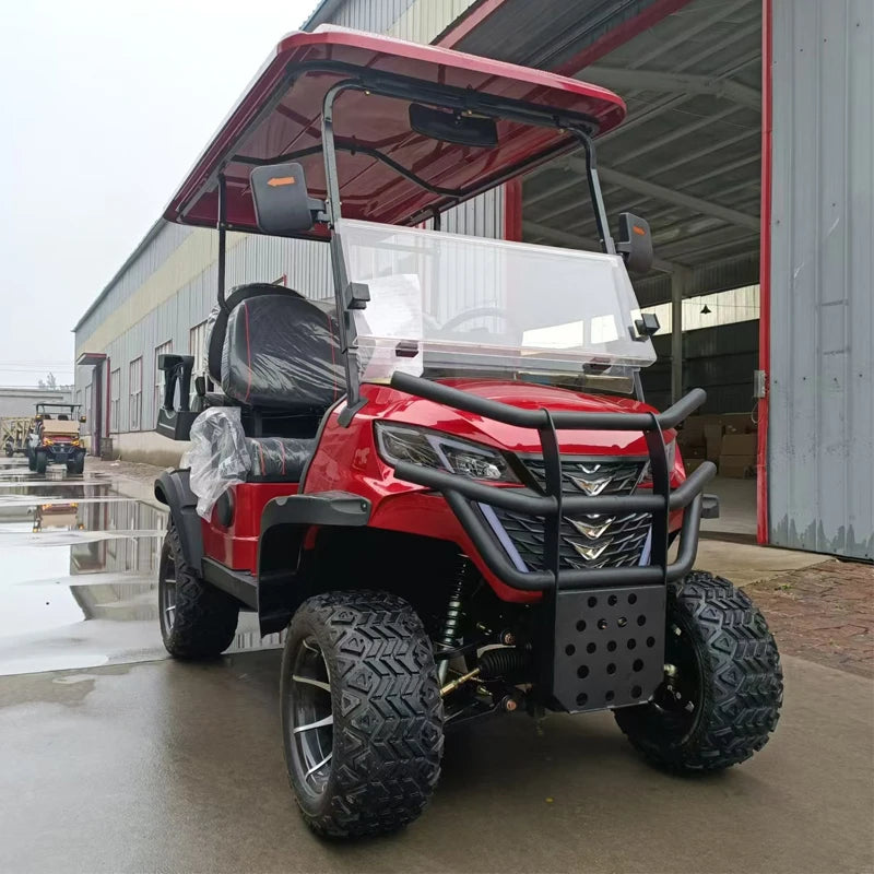ANTNX Sightseeing 60V 72V Lithium Battery 4 Wheel Drive 4000W 5000W 7500W 4 Seater Electric Golf Cart With Luggage Carrier ANTNX.COM