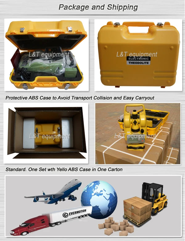 High precision electronic theodolite white measuring instrument