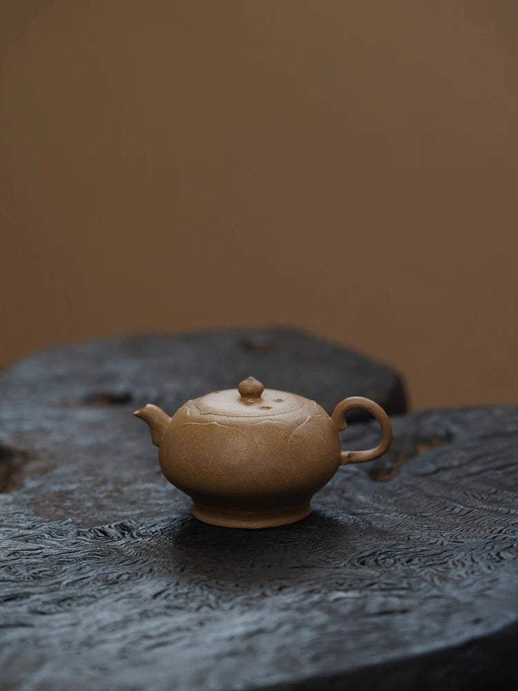 Zen Yuantang Yixing Handmade Original Purple Clay Pot Raw Ore Beige Clay Bionic Device 110cc