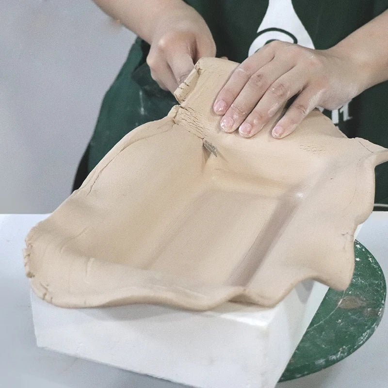 MMOOKA MMOOKA Creative Circular and Rectangle Gypsum Pottery Mold Moulds, Moulding by Stamping for Ceramic Clay Texture Tools, Tools SuppliesMMOOKA.COM