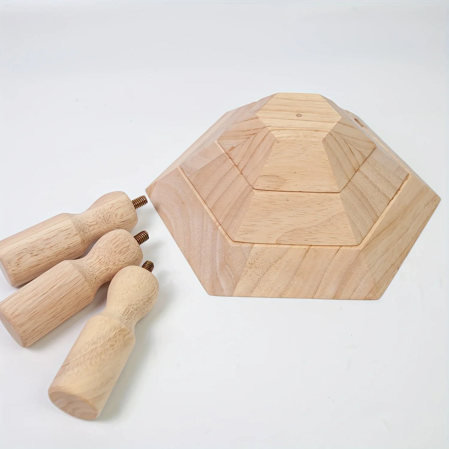 MMOOKA MMOOKA 1 Set Hexagonal Pottery Molds for Bowls Plates Ceramic Top Interchangeable Handle Clay Rapid Prototyping Geometric Mold ReusableMMOOKA.COM