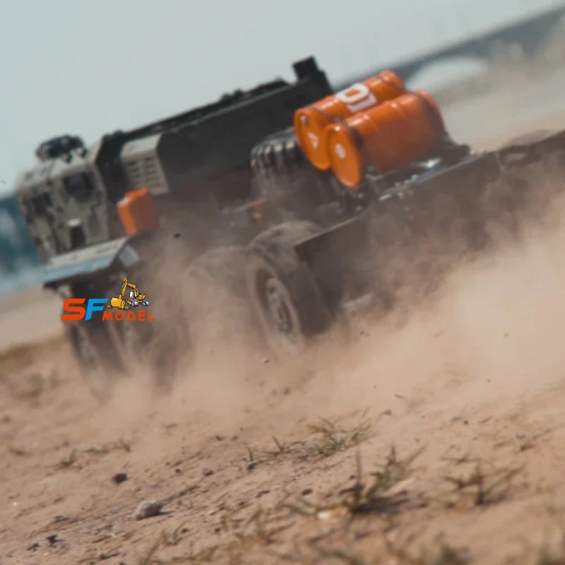 ANTNX ST10X Rc 1/10 Truck 8x8 RC Car Metal Model with Light and Sound System Remote Control Military Truck Buggy Model Adult Toys ANTNX.COM