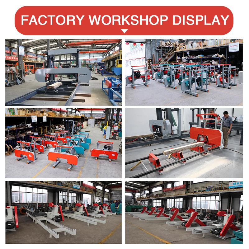 ANTNX Factory Sale Wood Working Machinery Big Log Portable Diesel Horizontal Wood Cutting Band Sawmill Machine ANTNX.COM