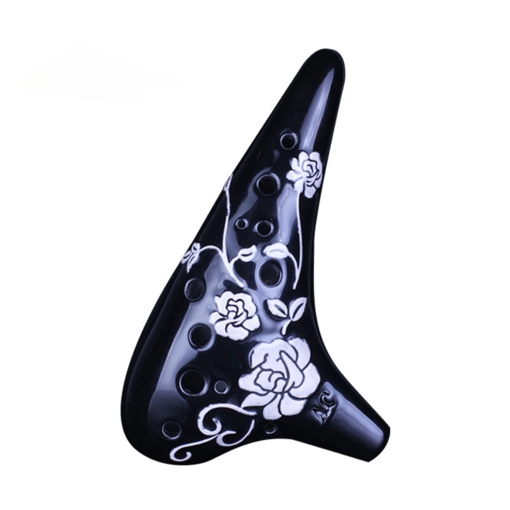 Legend Ocarina 12 Hole Alto C Tone Relief Sculpture Ceramics Ocarinas Professional Musical Instruments Offers Beginner Accessory
