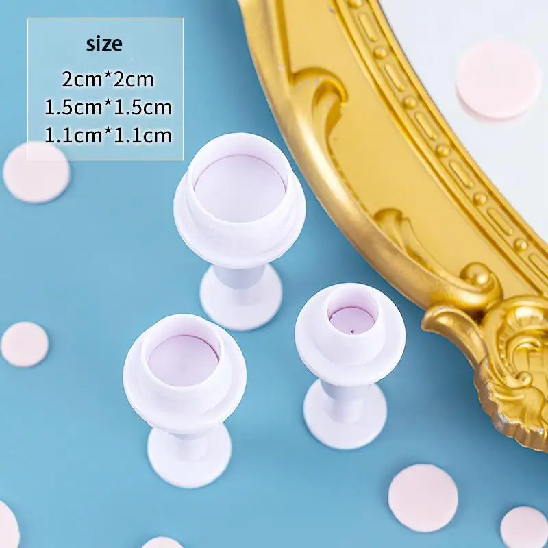 MMOOKA MMOOKA 3/4Pcs Ceramic Cutting Mold Clay Polymer Pottery Sculpture Cutter Heart Star Shaped DIY Geometric Snow Figure Modeling ToolMMOOKA.COM