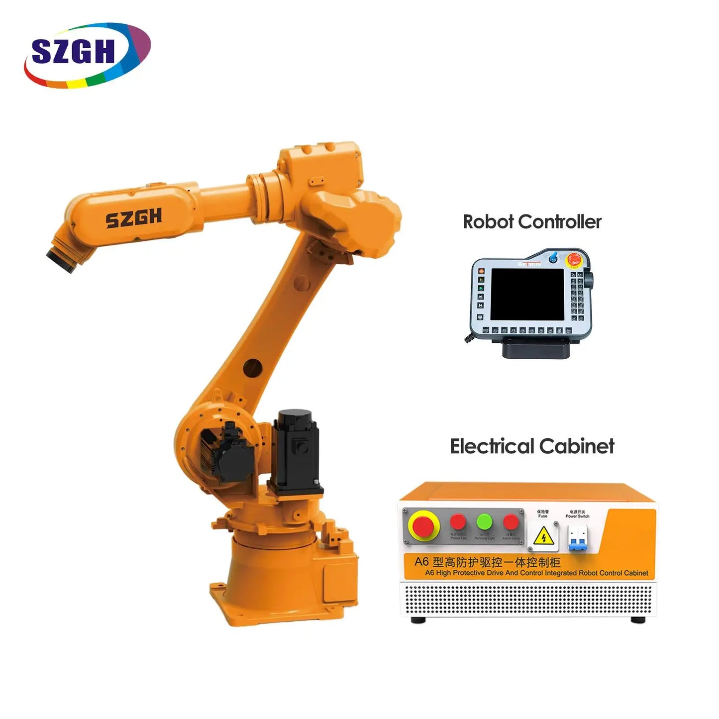 ANTNX SZGH Industrial Machine Grinding Robotic Arm 6 Axis Cnc Welding Robot Arm Pick and Place Palletizer Robotic ANTNX.COM