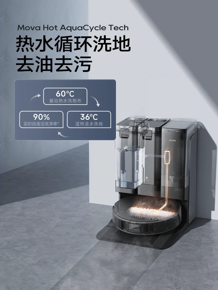 MMOOKA MMOOKA Dreame Sweeping Robot Mova G30 Pro Integrates Washing Home Appliances G20 Mopping Fully Automatic Water Loading Unloading TechMMOOKA.COM
