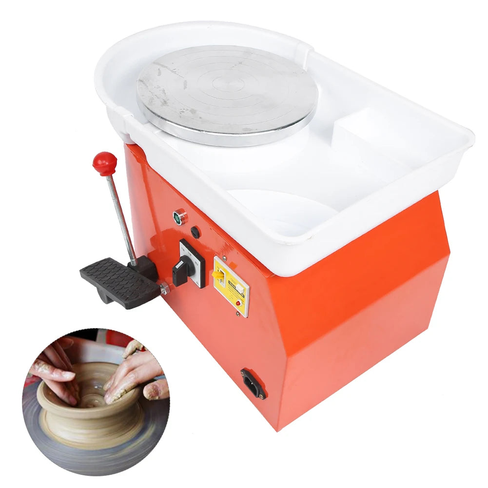 MMOOKA MMOOKA Ceramic Pottery Electric Machine Detachable Basin Adjustable Speed Art Craft DIY Clay Tool 350W DIY Clay Tool Pottery MachineMMOOKA.COM