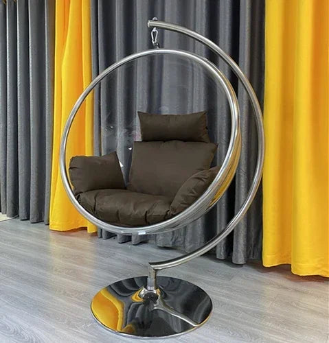 MMOOKA Bubble Chair Transparent Glider Single Cradle Chairs Indoor Balcony Lazy Hanging Basket Swing Rocking Chair Outdoor Egg Chairs