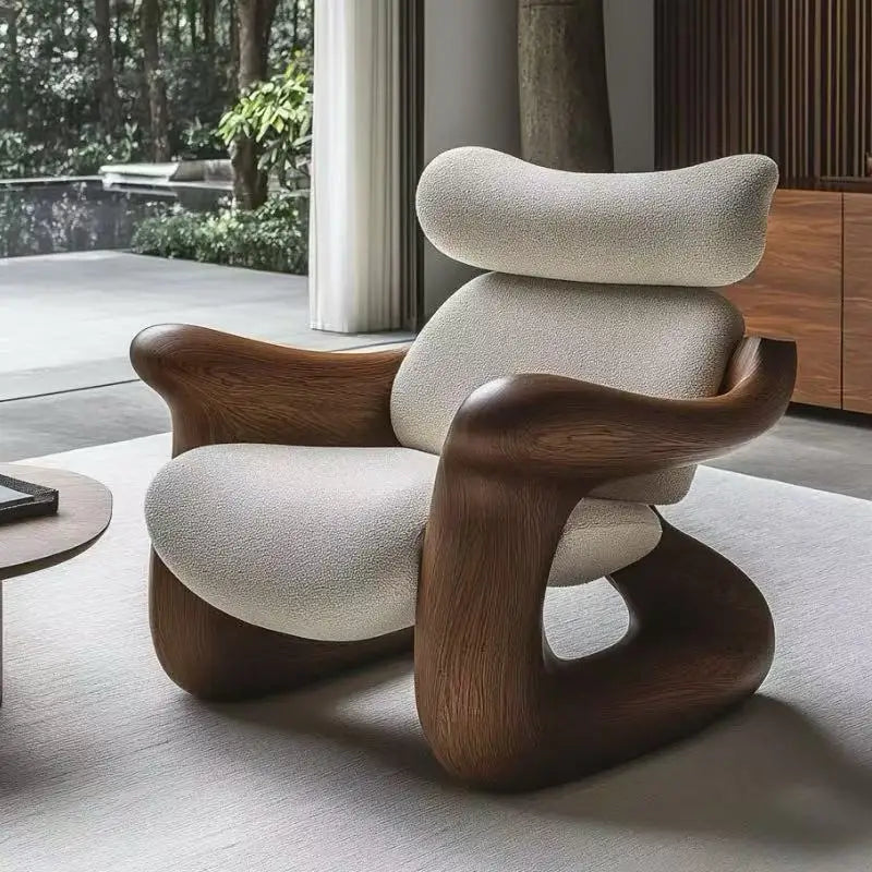 ANTNX Makeup Designer Living Room Chairs Luxury Modern Wooden Reading Living Room Chairs Ergonomic Dresser Sillon Postmodern Furniture ANTNX.COM