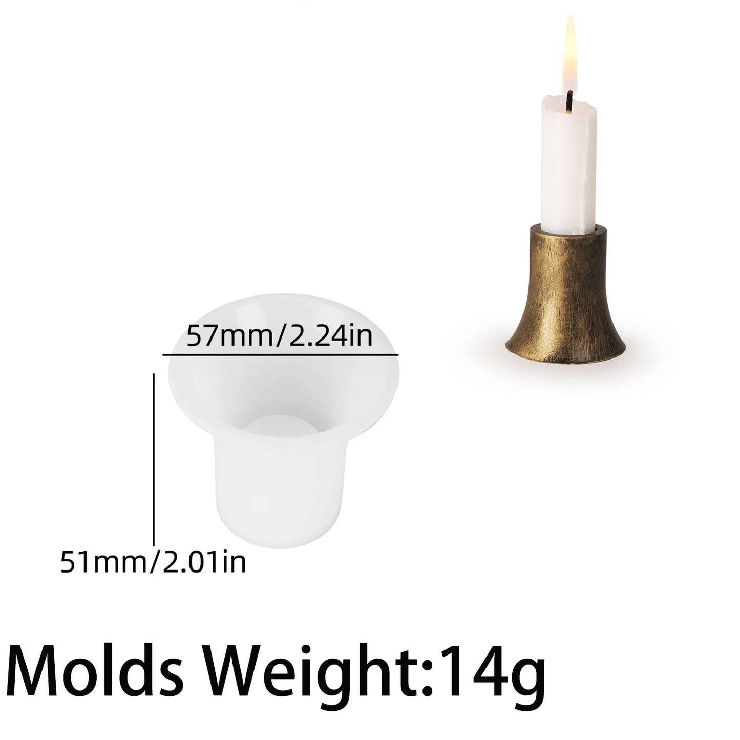 MMOOKA MMOOKA Diamond Shape Candlestick Vase Silicone Mold Geometry Art Candle Jar Concrete Cement Mold Handicraft Epoxy Resin Mold Home DecorMMOOKA.COM