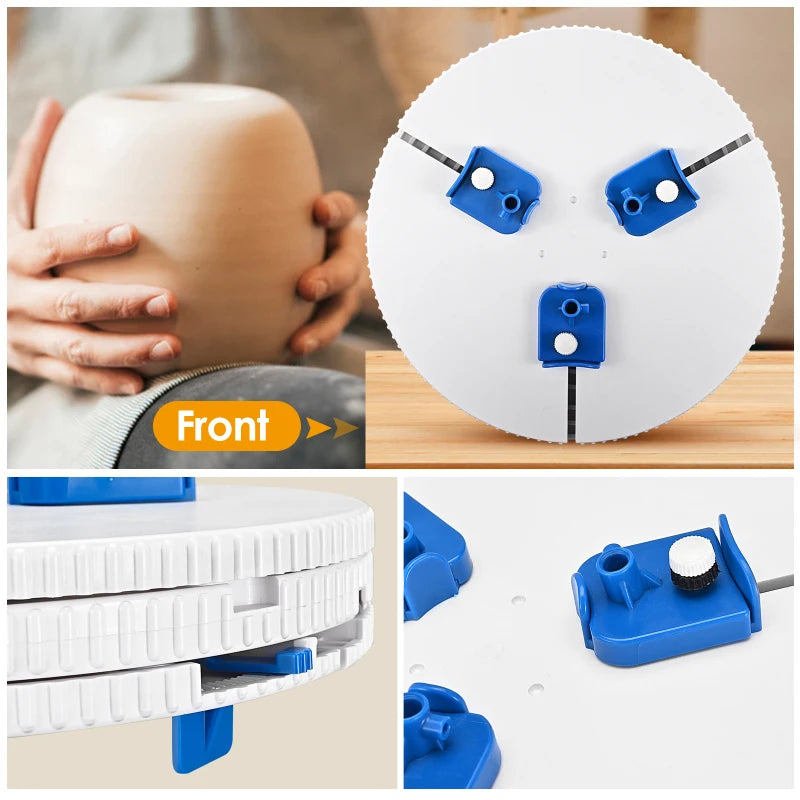 MMOOKA MMOOKA Pottery Wheel Clip Tool Pottery Machine Clamp And Ceramic Art Repair Tool Pottery Teaching Turntable Clamp For Ceramic BeginnersMMOOKA.COM