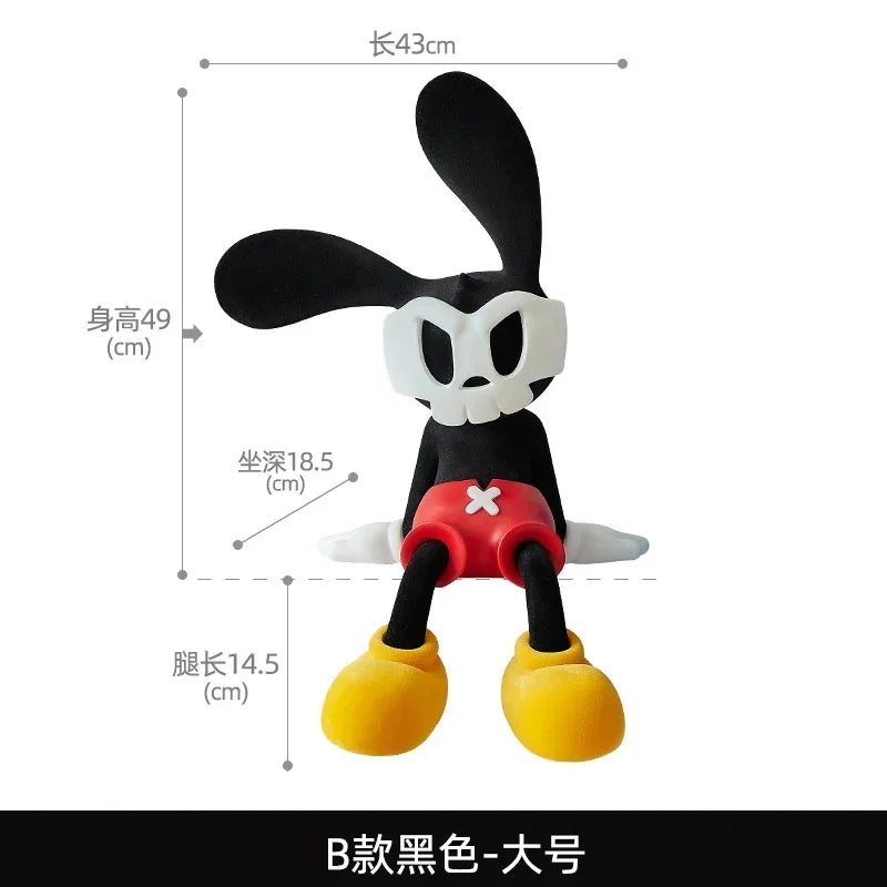ANTNX Creative Children's Room Wearing Mask, Rabbit Sitting Posture Decoration, Home Living Room, TV Cabinet, Sofa Soft Decorations ANTNX.COM