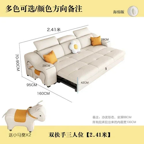 MMOOKA Sofá Modular individual para sala de estar, mueble plegable para jardín, oficina, Convertible, HDH