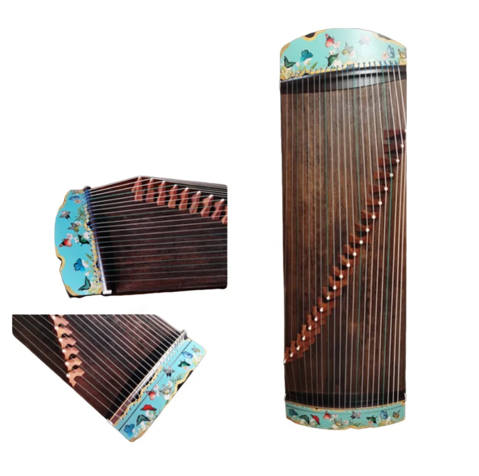 Guzheng 1M Butterfly pattern Professional performance Chinese stringed instruments
