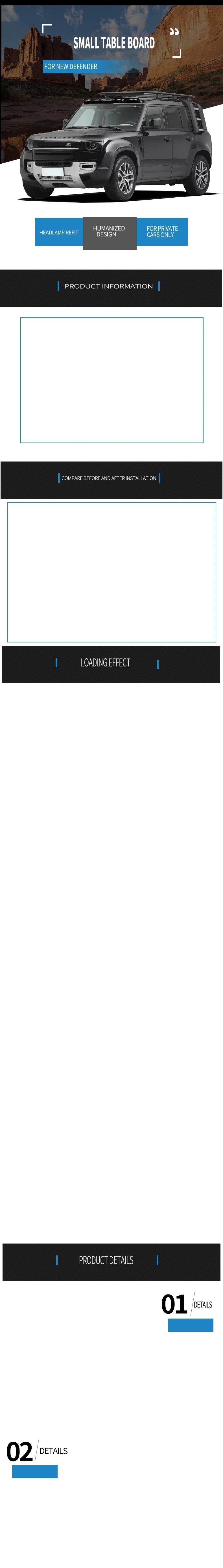 Car Small Table Board Car With Folding Laptop Rack Multi-functional Creative Rear Seat Rear Writing Board For Defender